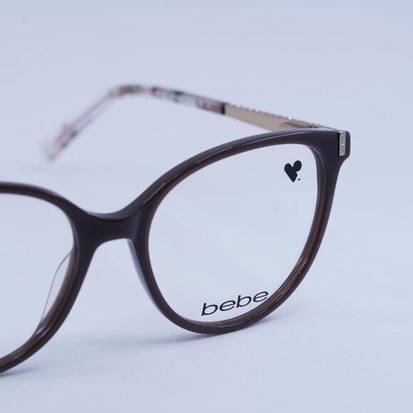 Bebe BB5215 232 Eyeglasses Mink Cat Eye 52mm Frame - Picture 4 of 11